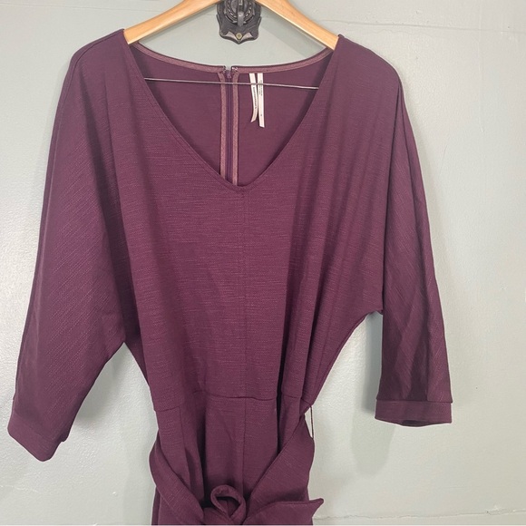 Anthropologie Sutton Pont Jumpsuit Purple‎ Sz XL - Picture 3 of 6